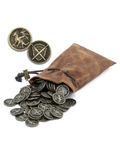 Monedas de Metal CASEMATIX 100 Piezas para Juegos RPG