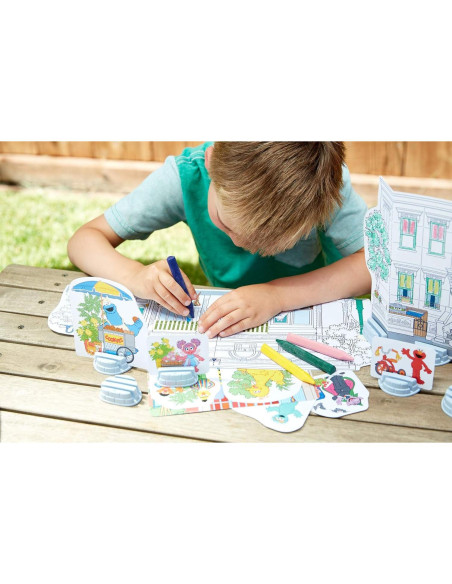 Juego de Actividades para Colorear Green Toys Neighborhood Maker - 19 Piezas