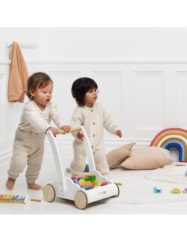 Andador de Madera Le Toy Van Nube Arcoíris 45 Bloques