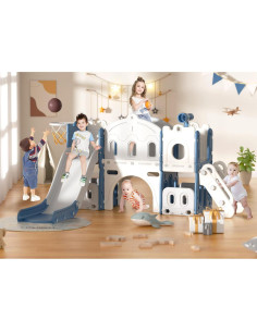 Tobogán 7 en 1 XJD para Niños 1 a 3 Años Azul 2