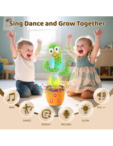 Juguete Cactus Hablante SANJOIN - Volumen Ajustable