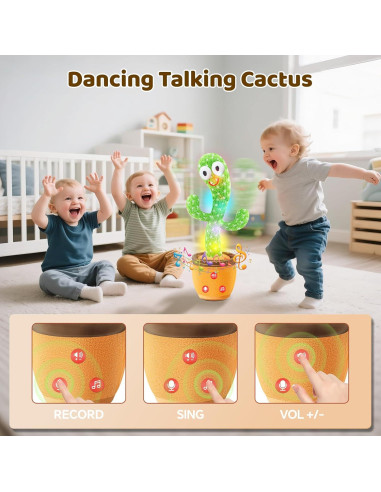 Juguete Cactus Hablante SANJOIN - Volumen Ajustable