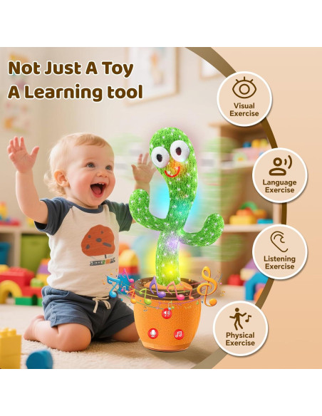 Juguete Cactus Hablante SANJOIN - Volumen Ajustable