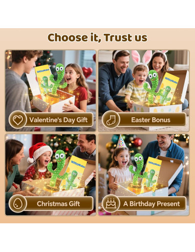 Juguete Cactus Hablante SANJOIN - Volumen Ajustable