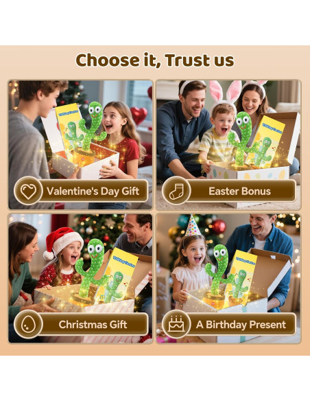 Juguete Cactus Hablante SANJOIN - Volumen Ajustable