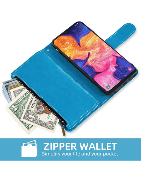 Funda Asuwish para Samsung Galaxy A10e con billetera y soporte