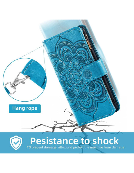 Funda Asuwish para Samsung Galaxy A10e con billetera y soporte