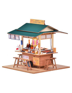 Kit Casa de Muñecas Miniatura DIY Cjeuxnr Restaurante Japonés