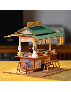 Kit Casa de Muñecas Miniatura DIY Cjeuxnr Restaurante Japonés 2