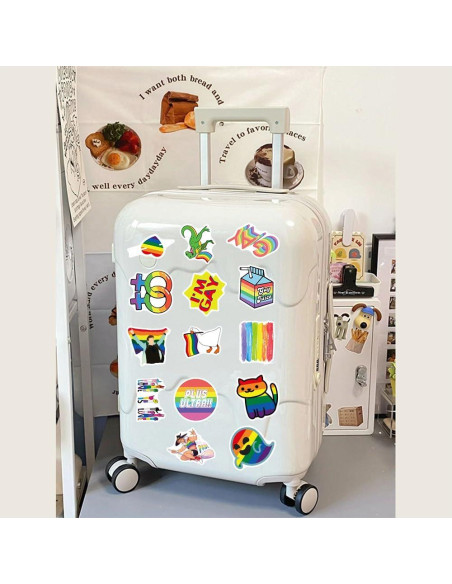 103 Calcomanías de Orgullo LGBTQ+ Ohhaha - Impermeables