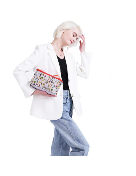 Estuche de Maquillaje PXTIDY Gris 24x17.5x12 cm Portátil