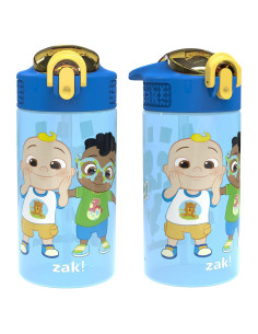 Botella de Agua CoComelon Zak 2 Piezas 0.47L a Prueba de Fugas