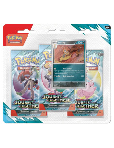 Pokémon TCG Escarlata y Púrpura - Blister Tres Boosters Scrafty