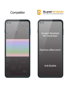 Protector de Pantalla Vidrio Templado Supershieldz para Motorola One 5G - 3 Piezas 2