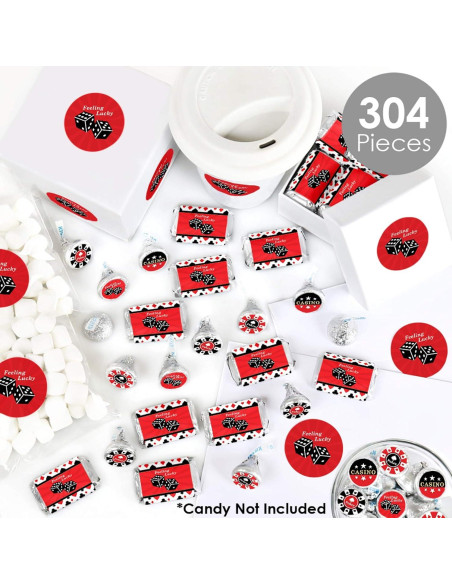 Kit de Etiquetas para Caramelos Las Vegas - 304 Piezas