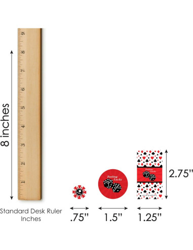 Kit de Etiquetas para Caramelos Las Vegas - 304 Piezas