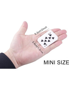 5 Barajas Mini Cartas de Juego Chen Sir 5.08x3.81cm 2