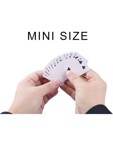 5 Barajas Mini Cartas de Juego Chen Sir 5.08x3.81cm