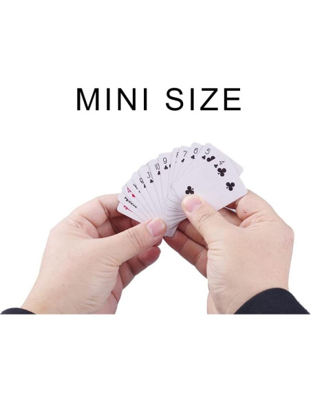 5 Barajas Mini Cartas de Juego Chen Sir 5.08x3.81cm