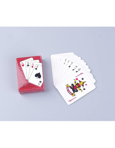 5 Barajas Mini Cartas de Juego Chen Sir 5.08x3.81cm