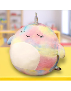 Peluche Unicornio Genérico 40 cm Suave y Colorido 2