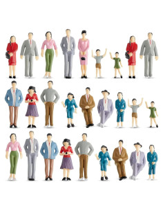 Figuras en Miniatura 28 Pcs Lewtemi 1:25 para Dioramas