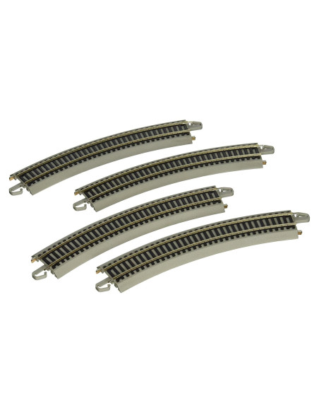 Vías Curvas Inversión Automática Bachmann 4 Piezas HO