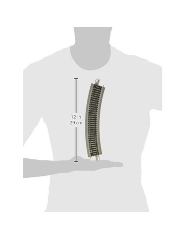 Vías Curvas Inversión Automática Bachmann 4 Piezas HO