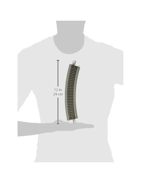 Vías Curvas Inversión Automática Bachmann 4 Piezas HO