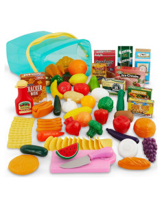 Comida de Juguete Play Circle - Despensa en Balde 79 Pzs