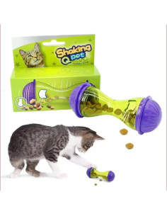 Dispensador de Comida Interactivo para Gatos y Perros Verde 2