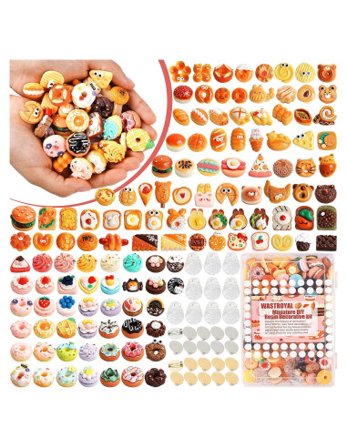 157 Piezas Juguetes de Comida Miniatura WASTROYAL