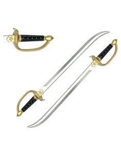 Juego de Espadas Pirata Cutlass de Espuma 76 cm - 2 Unidades
