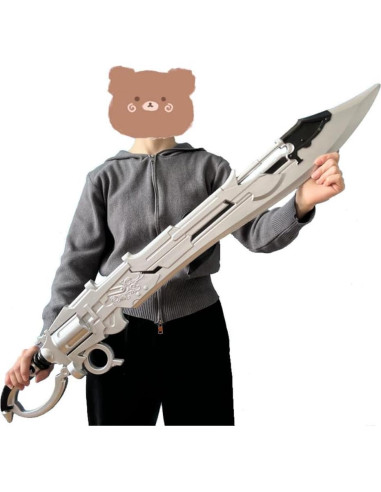 Espada de Cosplay Gunblade Damdos 102 cm Espuma PU