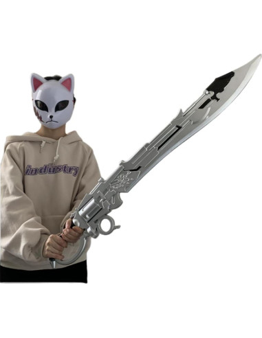 Espada de Cosplay Gunblade Damdos 102 cm Espuma PU