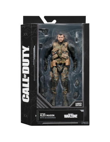 Figura articulada Call of Duty Alex Mason 16.5 cm con accesorios