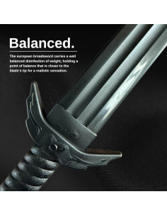 Espada de Entrenamiento E-BOGU Polipropileno 86 cm Negra 2