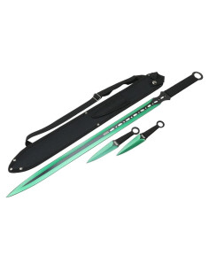 Espada DEFENDER XTREME 68,58 cm con funda y cuchillos