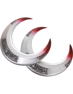 Flechas de Espuma Plateadas HugOutdoor - 2 Pcs Cosplay Halloween 2