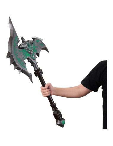 Conjunto Espada y Escudo Guerrero Medieval GoldenBall - Hacha 38x91 cm