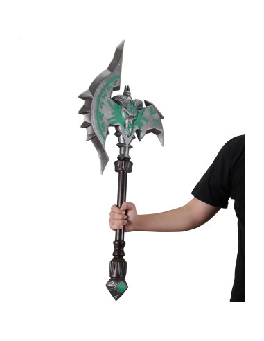 Conjunto Espada y Escudo Guerrero Medieval GoldenBall - Hacha 38x91 cm