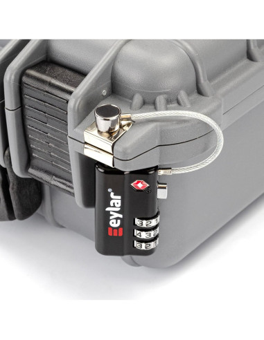 Candado de Combinación TSA Eylar 3 Dígitos - 2 Paquete