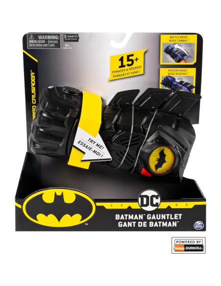 Guante Interactivo Batman Spin Master con Sonidos y Luces