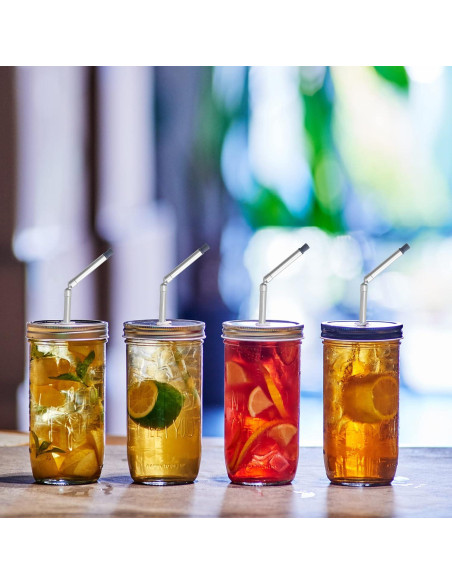 Popote de Metal Reutilizable XAWIAER 22.86cm con Silicona Popote de Metal Reutilizable XAWIAER 22.86cm con Silicona