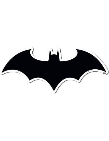 Calcomanía Premium Logo Batman 10.16 cm Vinilo Cortado