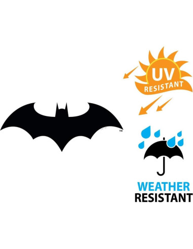 Calcomanía Premium Logo Batman 10.16 cm Vinilo Cortado