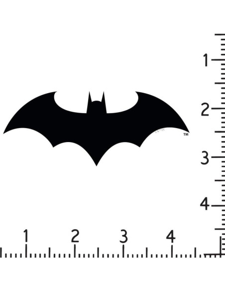 Calcomanía Premium Logo Batman 10.16 cm Vinilo Cortado