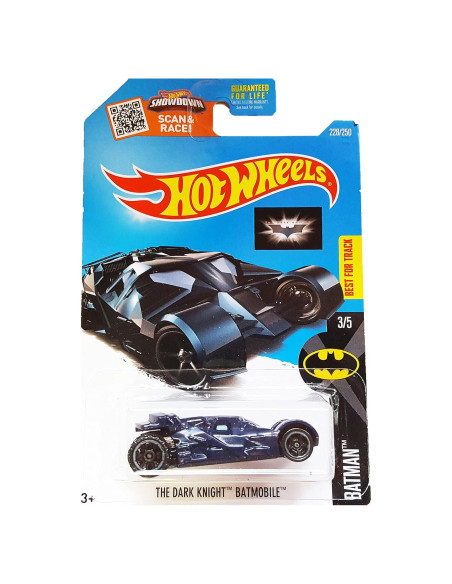 Hot Wheels Batmóvil 2016 Mattel 1:64 Azul 228/250