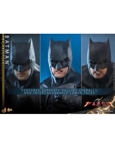 Conjunto de Figuras Batman y Batcycle Hot Toys 1/6 Escala
