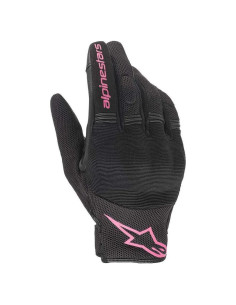 Guante de moto mujer Alpinestars Stella Copper Negro/Fucsia S